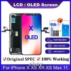 For iPhone X XS XR Max OLED LCD Display Touch Screen Digitizer Replacement