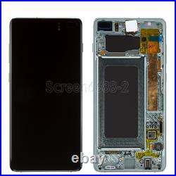 Für Samsung Galaxy S10+ Plus G975F LCD Display Touch Screen Glas Bildschirm Grün
