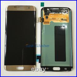 Gold LCD Display Touch Screen Digitizer Assembly for Samsung Galaxy S7 Edge