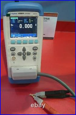 Handheld LCR Meter 1KHz L C R Q D Z ESR Tester TFT LCD Touch Screen USB AT824