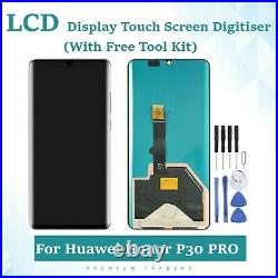 Huawei P30 Pro Replacement LCD Display Touch Screen Digitiser Assembly UK BLACK