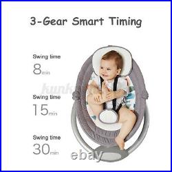 Kimbosmart Electric Baby Swing Chair LCD/touch withBluetooth Timer Mosquito Net