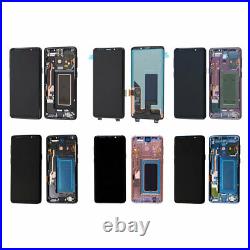 LCD Display Touch Screen Digitizer Assembly+Frame For Samsung Galaxy S9 S9 Plus