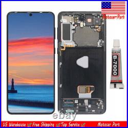 LCD Display Touch Screen Digitizer Frame For Samsung Galaxy S21+ 5G SM-G996 Glue