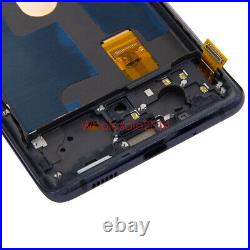 LCD Touch Digitizer Assembly+Blue Frame For Samsung S20 FE 5G SM-G781U G871U1 US