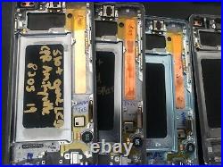 Lot of 9! Samsung Galaxy S10 Plus OLED LCD Touch Screen Digitizer OEM For Parts