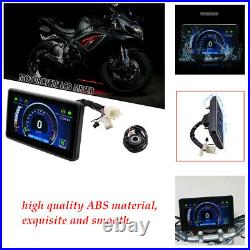 Motorcycle LCD Screen Speedometer Digital Universal One-touch Conversion Durable