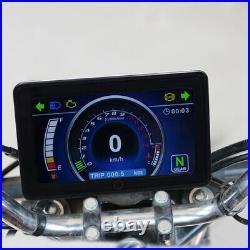 Motorcycle LCD Screen Speedometer Digital Universal One-touch Conversion Durable