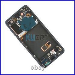 NEW For Samsung Galaxy S21 5G SM-G991 G991 OLED LCD Touch Screen Digitizer Frame