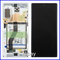 New OEM Samsung Galaxy Note 10+ N975 LCD Touch Screen Digitizer Aura White Frame
