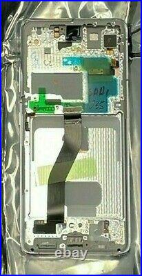 New OEM Samsung Galaxy S21 Ultra Silver LCD Touch Screen with Frame G998