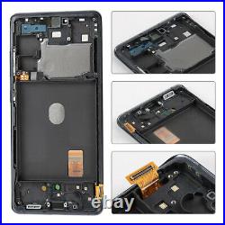 OEM LCD Display Touch Screen Assembly+Frame For Samsung Galaxy S20 FE G780 Navy