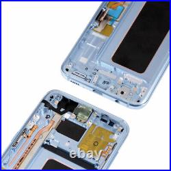 OLED Display LCD Touch Screen Assembly+Frame For Samsung Galaxy S8 Plus Blue