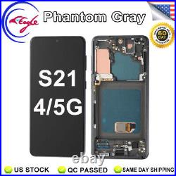 OLED Display LCD Touch Screen Digitizer Assembly for Samsung Galaxy 21 4 5G Gray