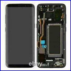 OLED For Samsung Galaxy S8 G950 S8 PLUS LCD Display Touch Screen Digitizer Frame