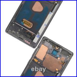 OLED For Samsung Note20 5G N981 N980 LCD Display Touch Screen Frame Replace Gray