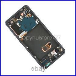 OLED LCD Touch Screen Digitizer Frame Replacement For Samsung Galaxy S21 5G G991