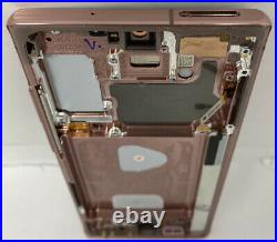 Oem LCD Assembly With Frame Compatible For Samsung Galaxy Note 20 N981 Bronze B