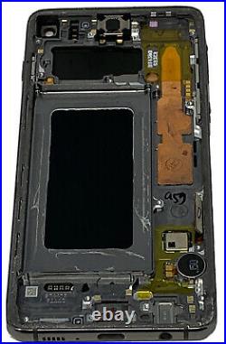 Oem LCD Assembly With Frame Compatible For Samsung Galaxy S10 Gray Excellent