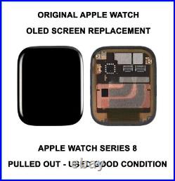 Original Apple Watch Series 8 OLED LCD Touch Screen Replacement