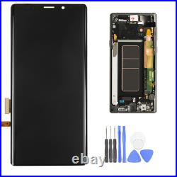 Original LCD Display Touch Screen for Samsung Galaxy Note 9 with Black Frame