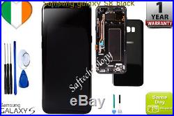 Original Samsung Galaxy Black S8 G950F LCD Display Touch Screen Digitizer+ frame