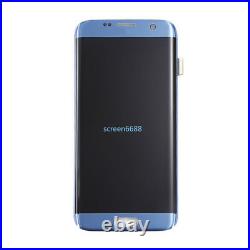 Pour Samsung Galaxy S7 edge SM-G935F écran LCD Vitre Tactile Touch Screen Bleu