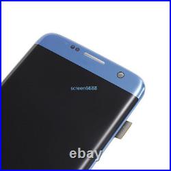 Pour Samsung Galaxy S7 edge SM-G935F écran LCD Vitre Tactile Touch Screen Bleu