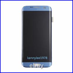 Pour Samsung s7 Edge SM-G935F G935 Écran Verre LCD Touch Screen Ensemble bleu