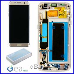 SAMSUNG Display LCD Originale + Touch Screen Per Galaxy S7 Edge SM-G935F Gold