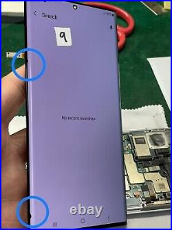 Samsung Galaxy Note 20 Ultra N986 LCD Touch Screen Digitizer Black Frame Spot