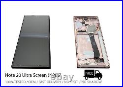 Samsung Galaxy Note20 Ultra Replacement LCD Screen with Digitizer Frame OEM (B)