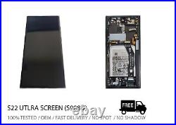 Samsung Galaxy S 22 Ultra Replacement LCD Screen with Digitizer Frame OEM (B)