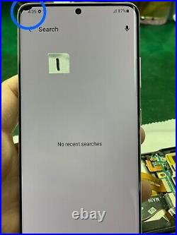 Samsung Galaxy S21 Ultra G998 LCD Touch Screen Digitizer with Silver Frame Spot