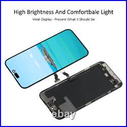 Soft OLED for iPhone 14 Pro Max LCD Screen Display Touch Screen Frame Assembly