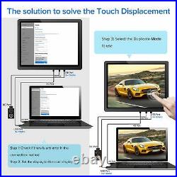 Touch Screen Monitor 12.3 LCD 1920 x 1280 Display DVI VGA HDMI For CCTV PS4 PS3