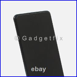 US For Samsung Galaxy S20 Ultra G988 Black OLED LCD Touch Screen Digitizer Frame