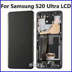 USA OEM For Samsung Galaxy S20 Ultra G988 LCD Display Screen Digitizer Frame(A)