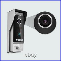 Video Doorbell with 2x Intercom Monitor 7 LCD Touch Screen Night Vision Camera