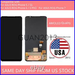 WOW For ASUS ROG 5 / 5S / 6 / 6 PRO / 7 Phone AMOLED LCD Touch Screen Digitizer